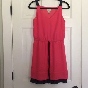 Ann Taylor drawstring dress. Lined.